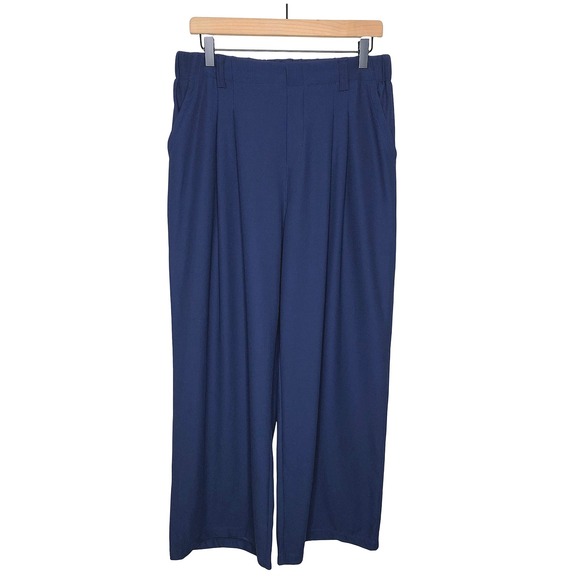 Halara Breezeful High Waisted Wide Leg Flowy Palazzo Casual Pants Large - Picture 4 of 16